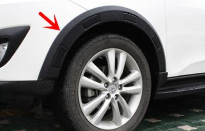 Flares de arco de roda automático para Hyundai Tucson 2009 2012 IX35