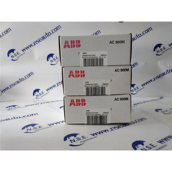 今在庫のABB SB822 3BSE018172R1 SB822の充電電池の単位