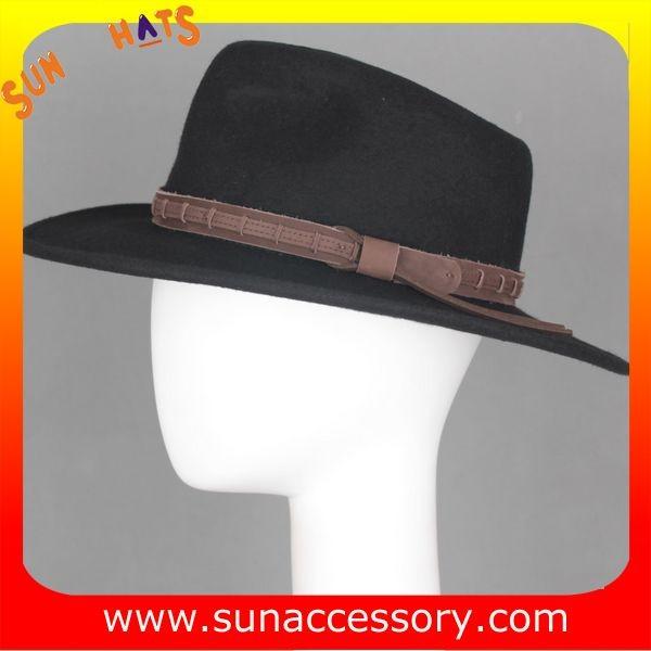 2050377 Sun Accessory customized  winter 100% wool felt fashion style fedora  hats  ,unisex hats and caps wholesaling