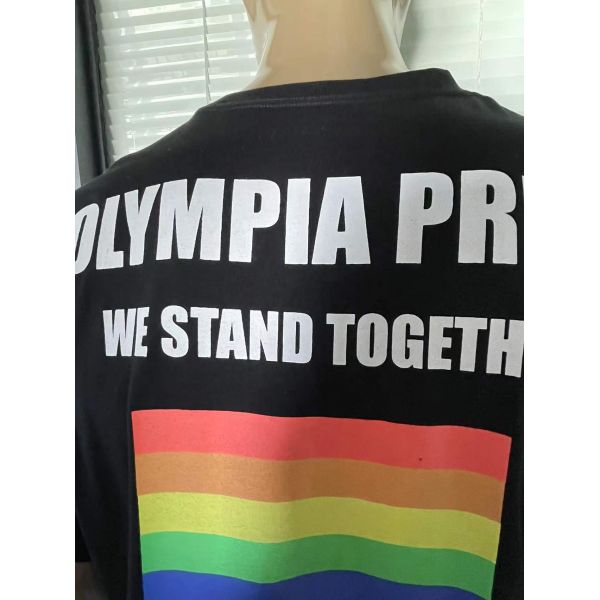 Custom Digital Printing Men's T-Shirt in Breathable Cotton Fabric for F1 Clothes