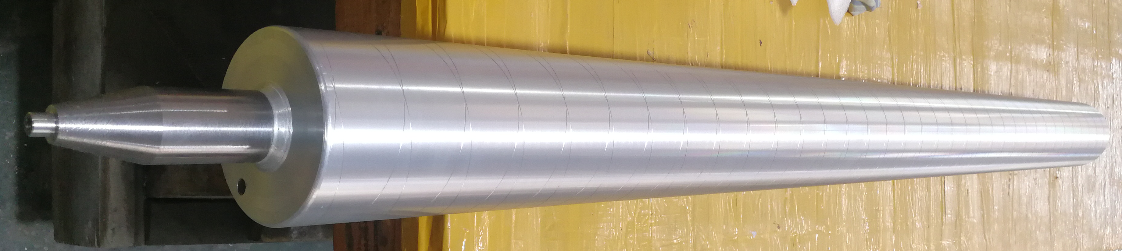 50kg 320mm Dead Shaft Idler Roller For Printing Machine