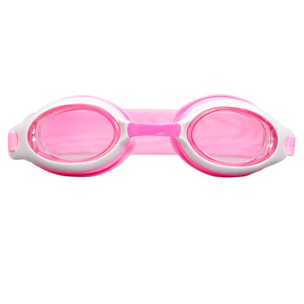 Gafas de natación para niños con protección UV, miopía electrochapada antivaho, correa ajustable y visión curva 3D