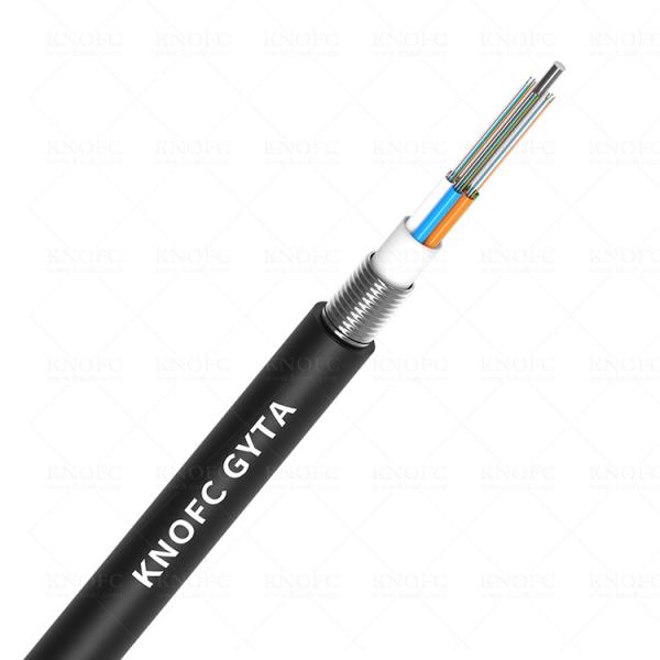 Armored underground fiber optic cable 24 core fiber optic cable GYTA