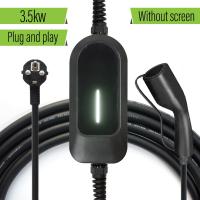 ODM d'OEM portatif de chargeur d'EVCOME Ev (220V 16A maximum Ajuable) avec le CEI 61851 SAE J1772 GBT 20234