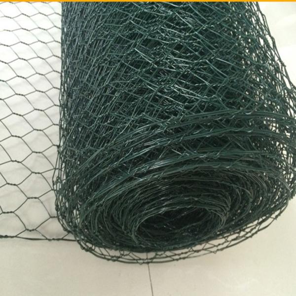 Pvc Coated Chicken Rabbit Wire Mesh / Galvanized Hexagonal Wire Mesh
