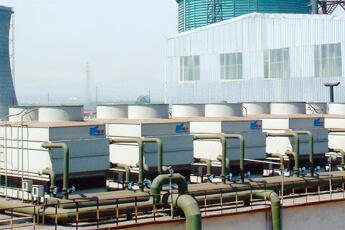 Industrial Cooling Air Cooler Heat Exchanger Copper Tube Material Louvered Fin Type