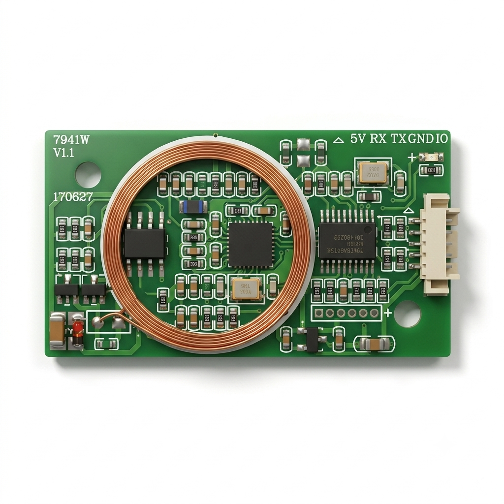 JP-7941W Dual‑band RFID Read Module Wiegand TTL UART for Access Control System