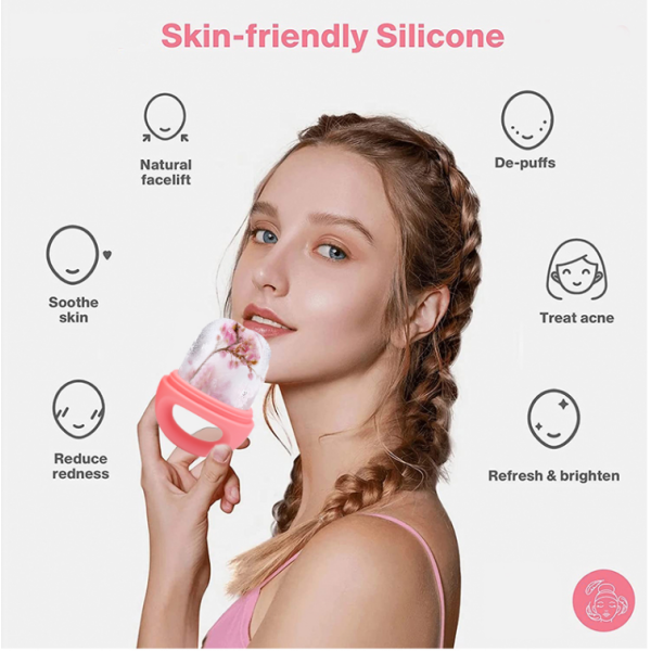 Stocked Ice Face Roller Cube Roller For Face Oil Absorbing Roller Face Cleaning Brush