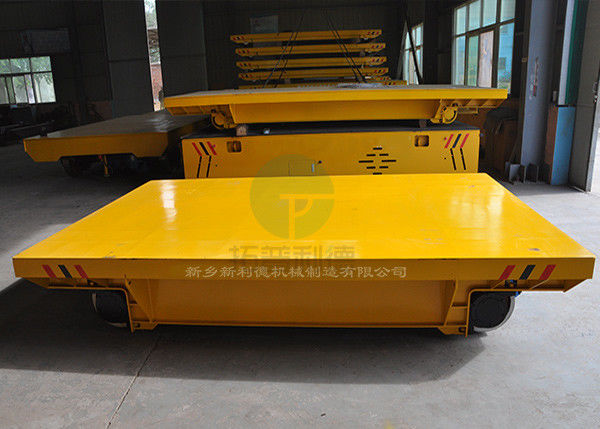 Rail Flatbed Transfer Cart 50T Paper Making Industry Automated Transfer Vehicle on Railways
