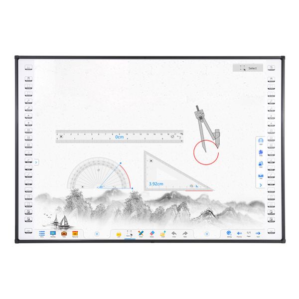 106 Inches Interactive Whiteboard with 10 Point Touch and 1 Years Warranty for Education and Business