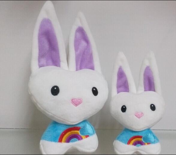 3 inch Stuffed Plush Easter Bunny/Rabbit Toys OEM service ,customs toys only for show
