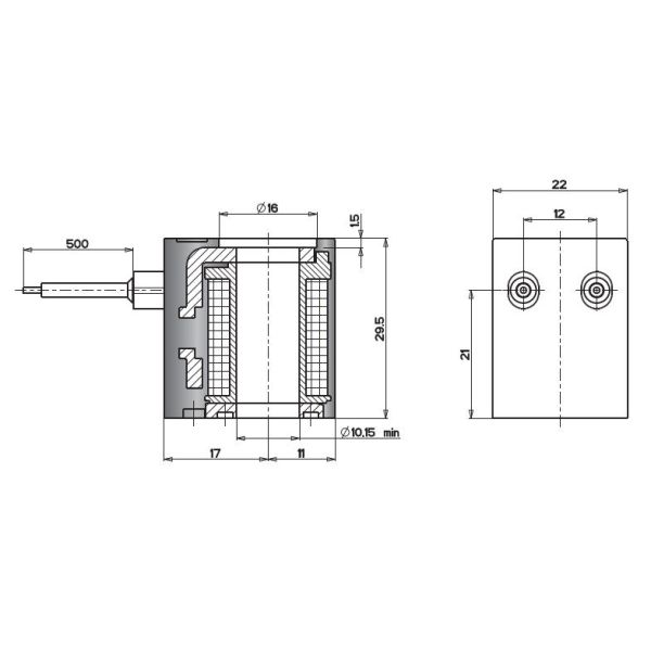 Тип пневматический соленоид руководств летания АМИСКО диаметра φ10 ЭВИ 7/10 свертывает спиралью ДК12В/24В
