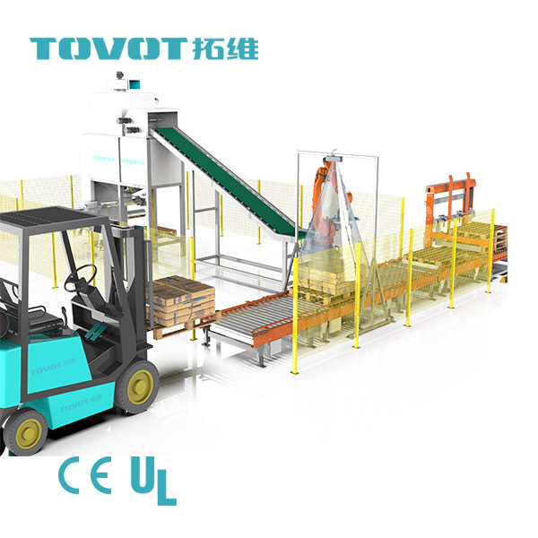 Robotic Bag Unpacking Machine 300-500Bags/Hour For Automatic Bag Handling