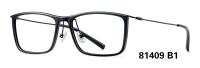 Quadrado completo de Rim Eyeglass Frames Metal Temple do estilo claro plástico