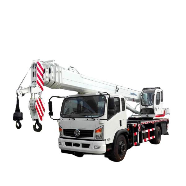 Construction Hydraulic Truck Crane 8 Ton With Telescopic Straight Boom