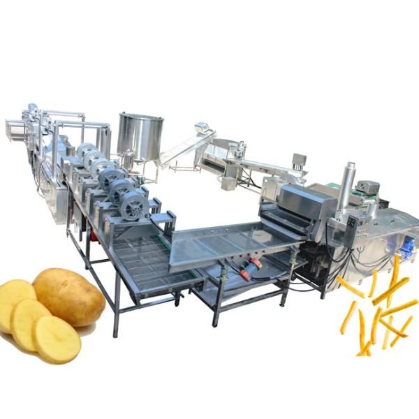 304SUS Касава Картофель Французские картофельные картофели Производственная линия регулируемая