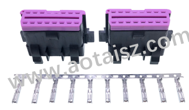 12V ABS/PVC OBD2 Code Reader OBD Scanner Connector Auto Diagnostic Wire Harness with Voltage