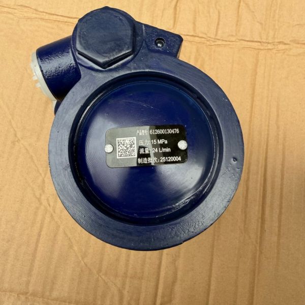 Weichai WP10 Engine Power Steering Pump IP65 Double-Acting Front Wheel Drive Bus Spares 612600130476