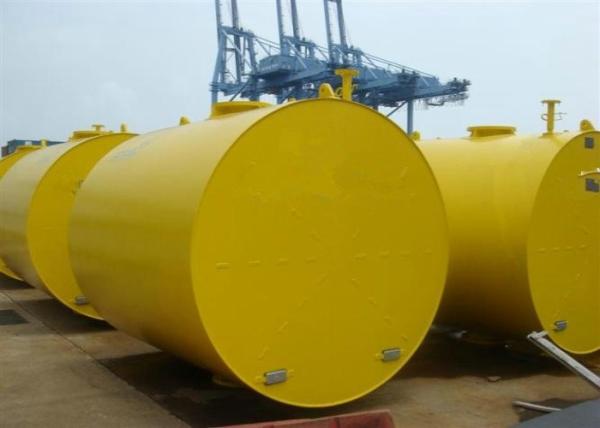 Foam Filled Marine Cylindrical Steel Mooring Buoy With High Toughness
