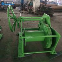 main manuelle de 20kn 30kn 40kn 100kn tirant le treuil pour la plate-forme d'ancre de bateau/bateau