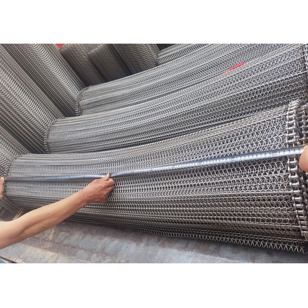Spiral Heat Resistant 304 Wire Mesh Conveyor Belt For Oven Baking Industries