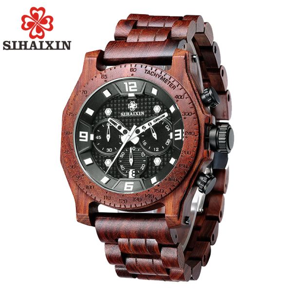 fashion lady watches , vintage designs , leather wood watches in elegant ,