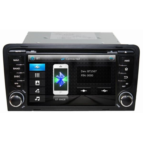 Ouchuangbo In Dash DVD Stereo Radio for Audi A3 2003-2011 GPS Navigation Audio Player USB iPod OCB-7012A