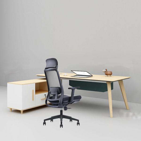 2D Armrest Ergonomic Luxury Office Chair with Height Adjustable and Office Boss Lift