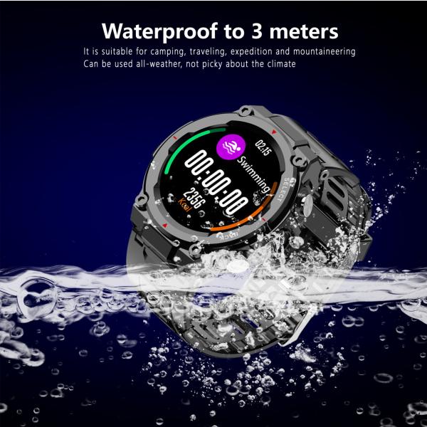 Q998 Men Women 1.28 4G Smart Watch For IP68 Waterproof For Fitness Tracker