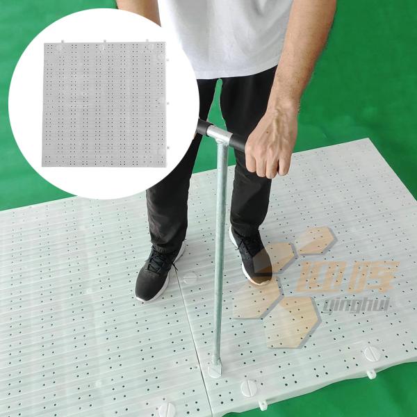 Temporary Plastic Interlocking Carpet for Grass protection Floor Party Tent Wedding Event Flooring