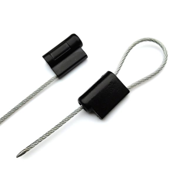 300mm Exposed Cable Length Galvanized Steel Wire Tamper Evident Security Seal with 2.74 KN Tensile Strength
