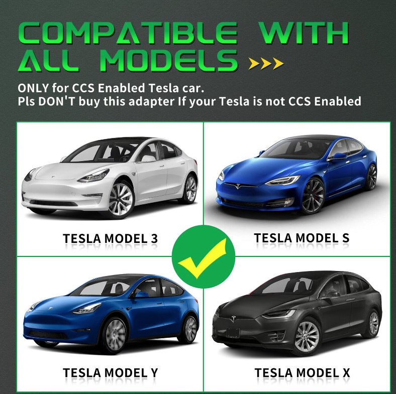 конвертер Ccs1 DC переходника заряжателя 250kw 150KW быстрый к переходнику Tesla для модели 3/S/X/Y Tesla