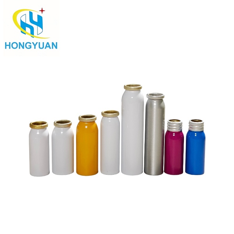 Custom Color Printing Aluminum Aerosol Can with Seamless Monobloc Structure for Lightweight & Portable Packaging