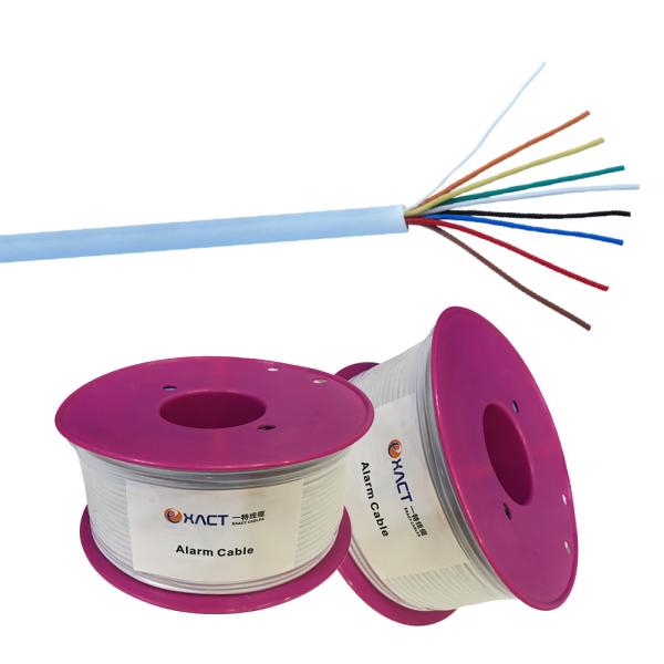 Conductor de cobre 12xAWG24 CPR não protegido Eca BC Cable de alarme Cable de comunicação