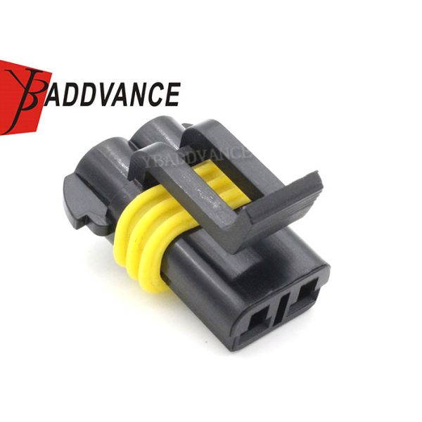 2 Hole Female Weather Pack Electrical Connectors 280 Sealed Series 15300027