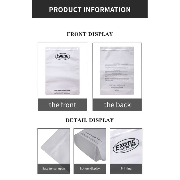 Ламинированный пластиковый пакет для кормов для домашних животных 1 кг 2 кг 3 кг 20 кг Для кормов для животных