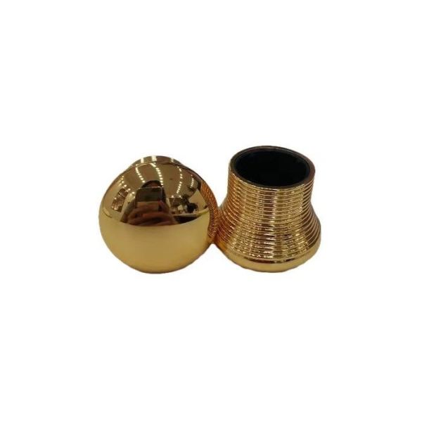 Shiny Surface Zinc Alloy Perfume Bottle Caps For Glass Bottle Perfume