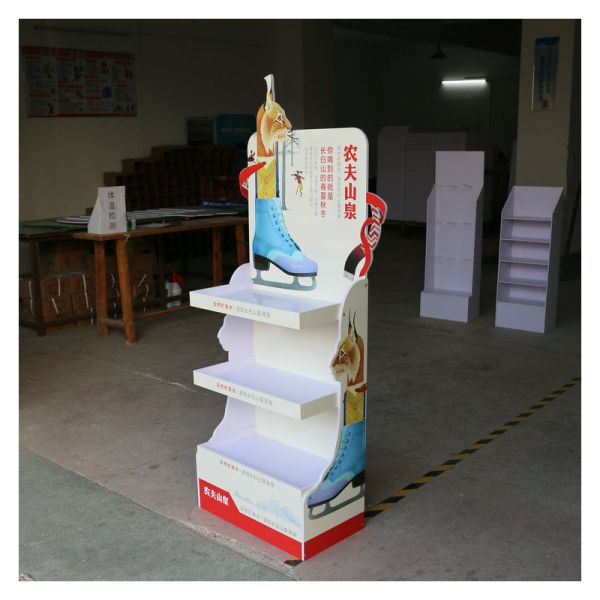 Custom Size Cardboard Paper Hard Rigid Shelving Rack for Store Shelves Display Racks