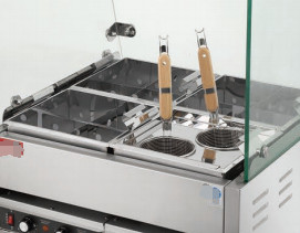 Stainless Steel Japanese Restaurant Cooking Equipment Four / Six / Eight Box Electric Heater 220V