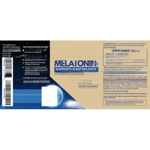Sleep supplement melatonin capsules advanced sleep support containing melatonin for insomnia for private labeling