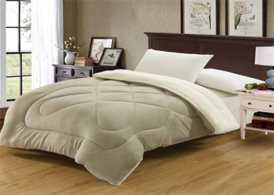 Solid Coral Fleece Quilt Bedding Sets 160x240 220x240 240x260cm No Bleaching