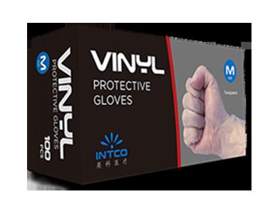 Synthetic Disposable Medical Gloves , Powder Free Vinyl Gloves  Nitrile Rubber Material