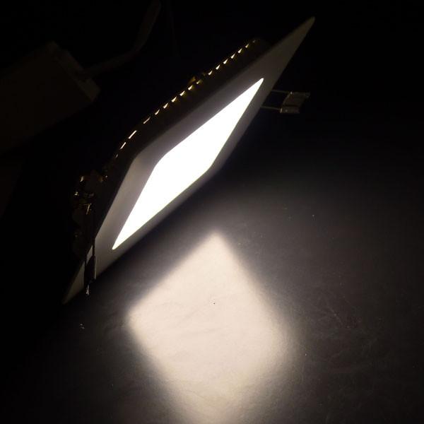 6W Square LED Panels Lighting HighPower Downlight Lamp CeilingBulb White Light AC 85V-265V