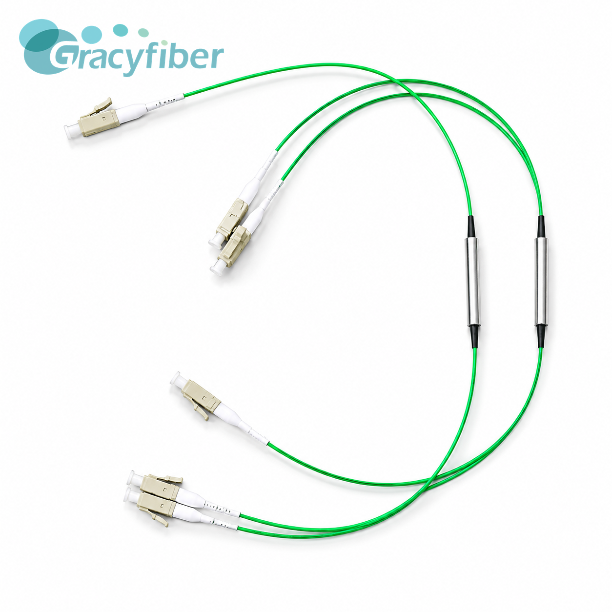 Multimode Tap WDM 1x2 T30 R70 OM5 Fiber 0.9mm Loose Tube LC UPC MM for Fiber Optic Power Monitoring