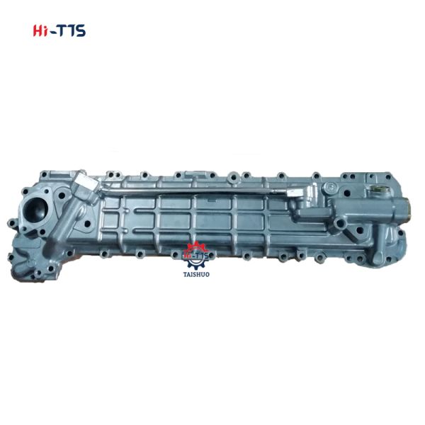 Дизельный двигатель ZX330-3 Крышка масляного радиатора 6HK1 DI