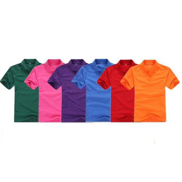 Embroidery Cotton Polo Shirts Eco - Friendly Yarn Dyeing In A Variety Of Colors