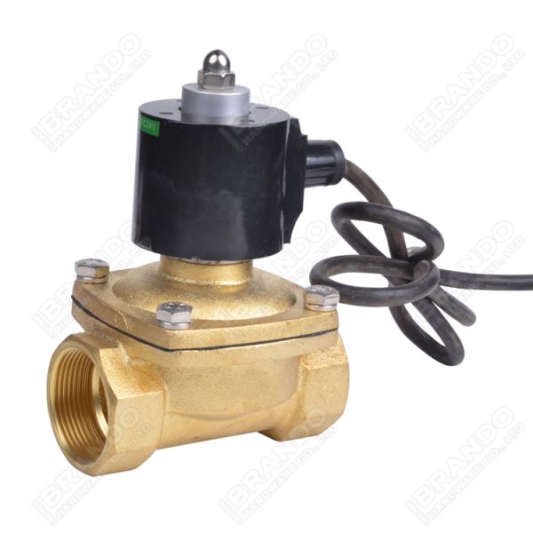 2'' Waterproof Brass Solenoid Valve Normally Closed Fountain Solenoid Valve