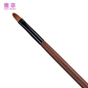 T23 コリンスキーセーブルヘア ウッドハンドル プライベートラベル シングルリップ ディテール ファッショナブル メイクブラシ