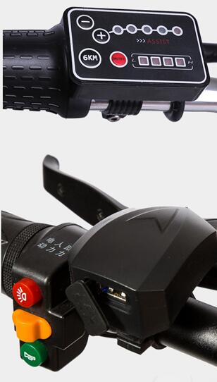 7 Speed 10AH 20 Inch Electric Fat Bike 36v 350w