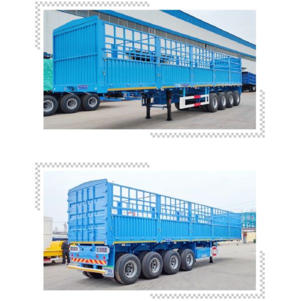 TITAN 4 Axle Fence Semi Trailer for Sale | Fence Trailer